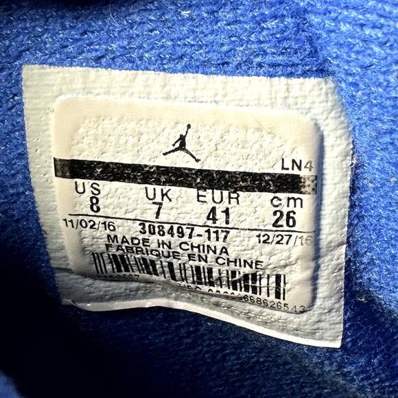 Size 8 - Nike Air Jordan 4 Retro Motorsports Men's Shoes - Picture 8 of 9